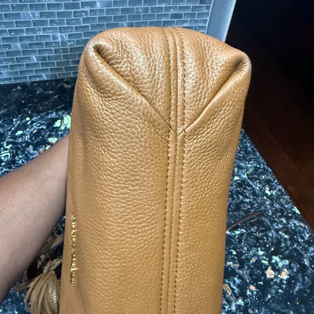 MICHAEL KORS  Weston Tan Leather Bag - Picture 5 of 11